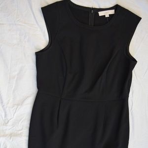 Black Loft Dress Size 8P